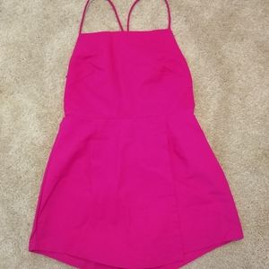 by the way. Backless Skirt Romper